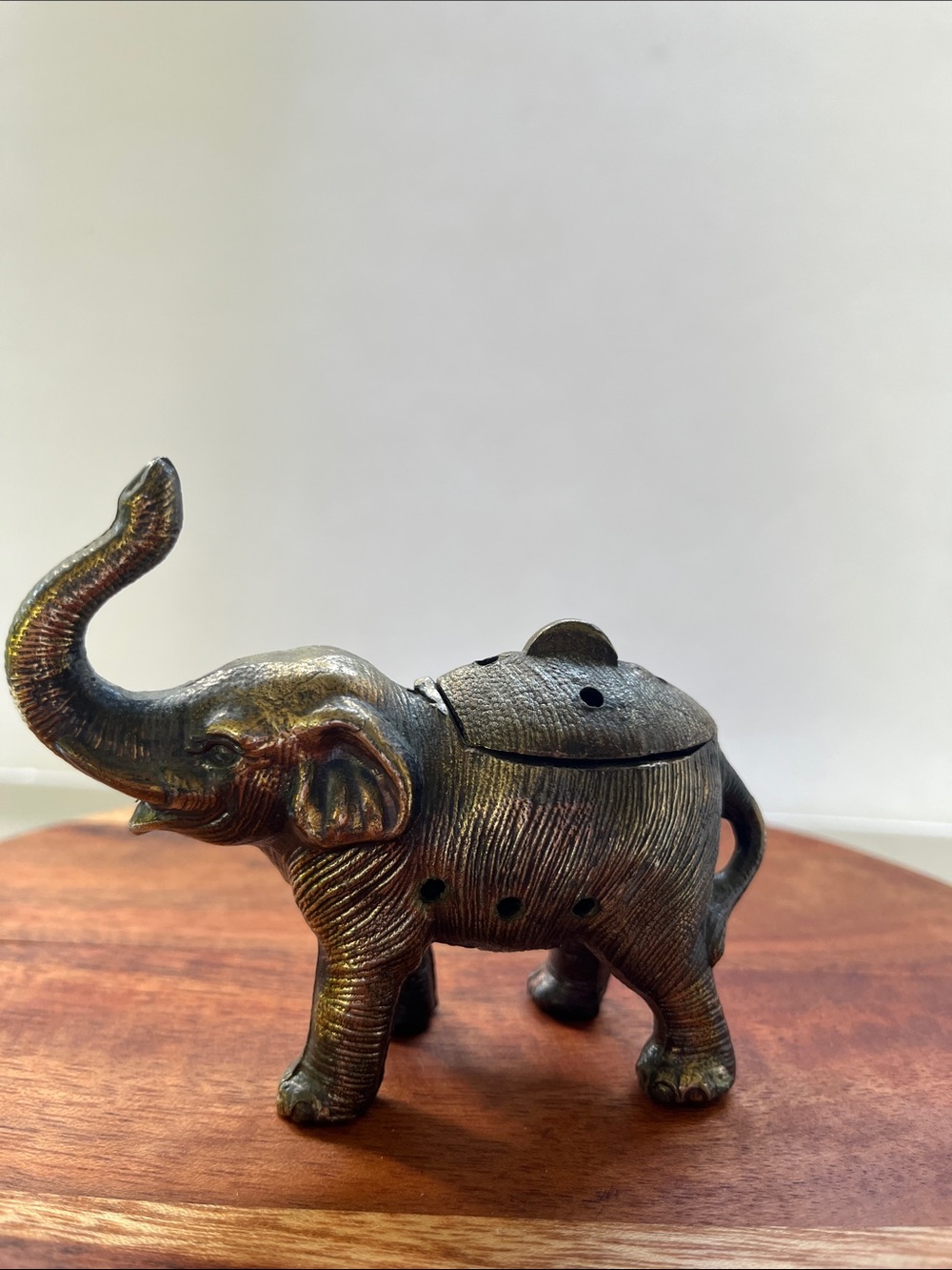 Solid Brass elephant insect holder made in Japan